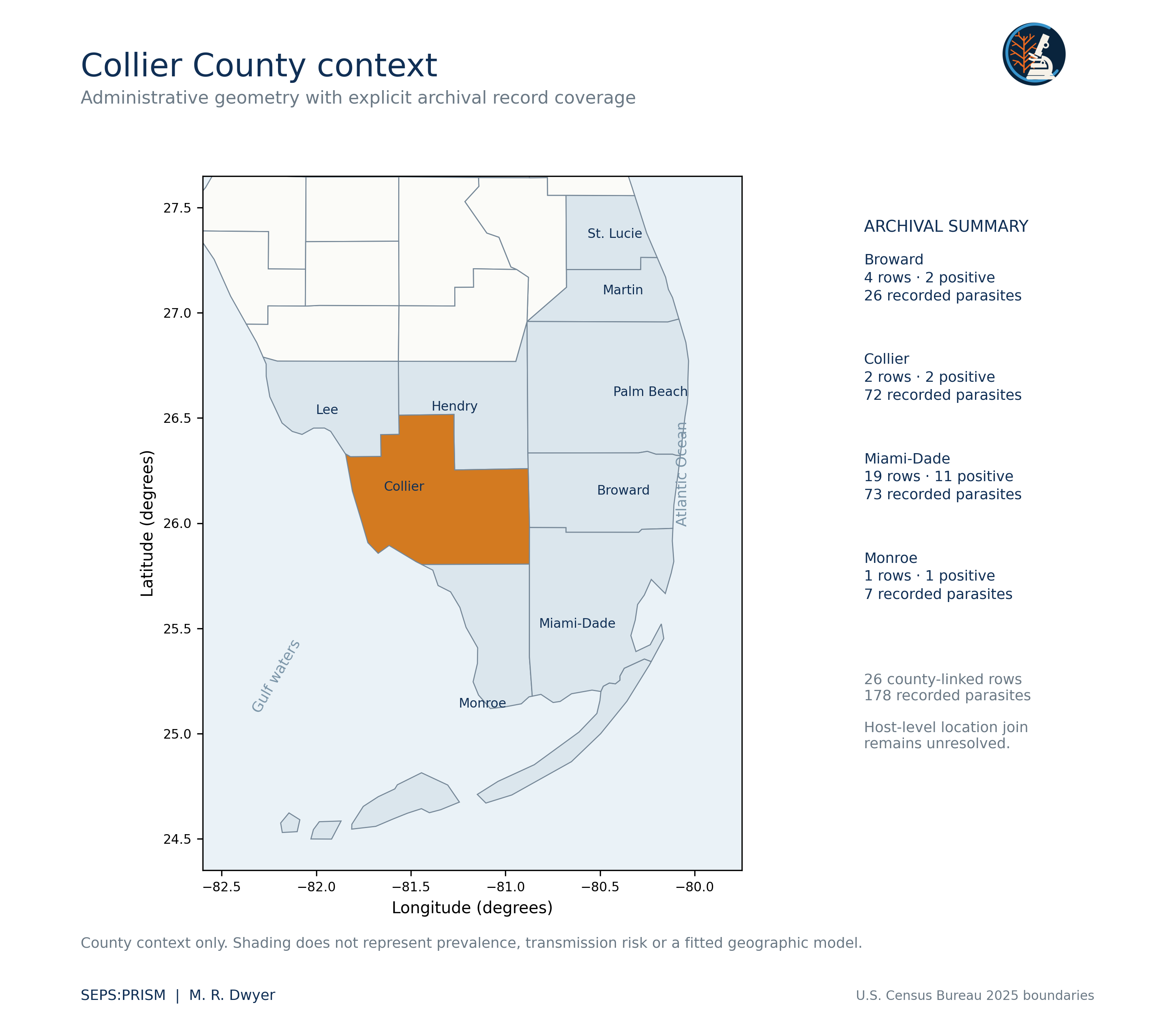 Map Collier County Context
